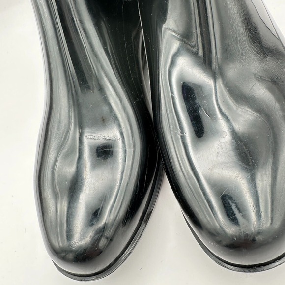 Lauren Ralph Lauren Tally Rainboots‎ Womens Size 7 Black Rubber Ankle Outdoor - Picture 6 of 10